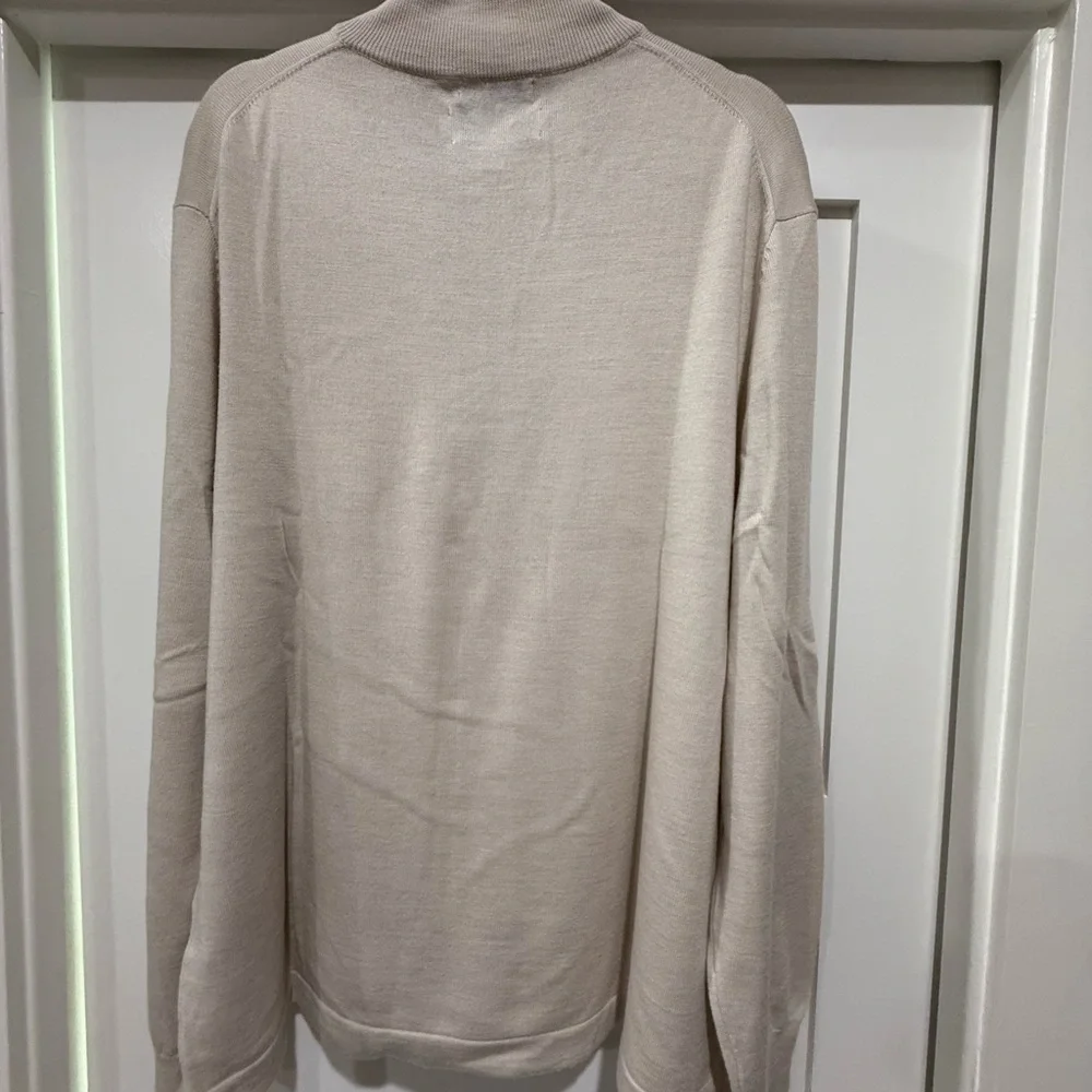 Joseph Abboud Classic Fit Extra Fine Merino Wool Quarter Zip Sweater.  Size 3X - Picture 6 of 8